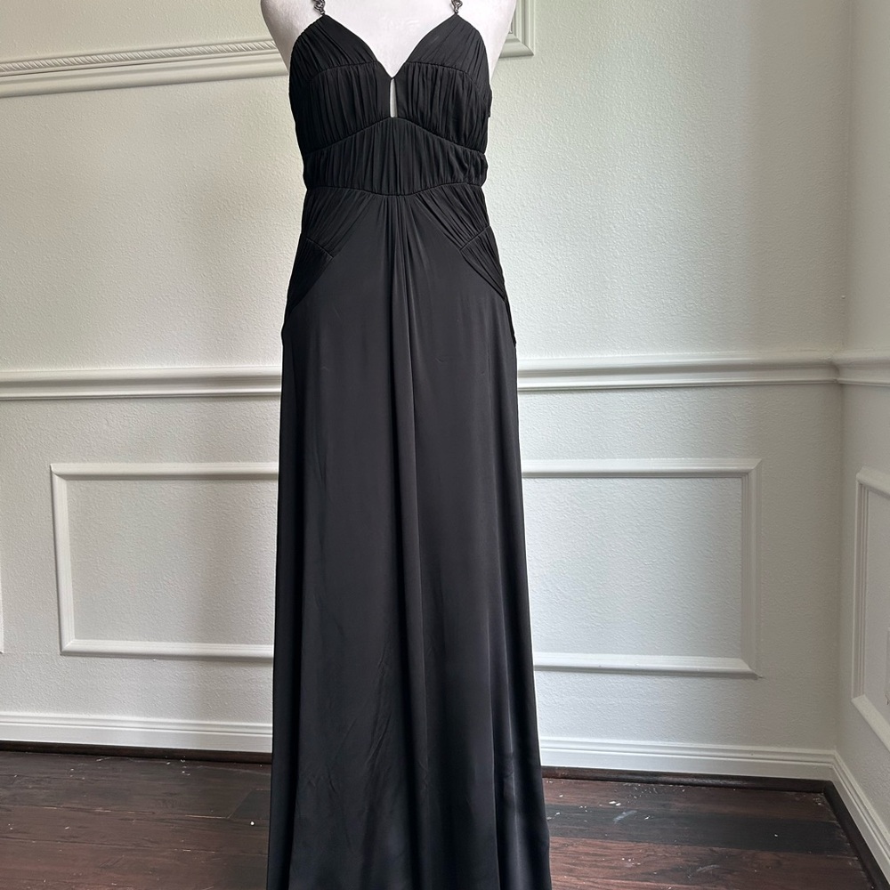 Laundry by Design Black Maxi Cocktail Gown, Size 4